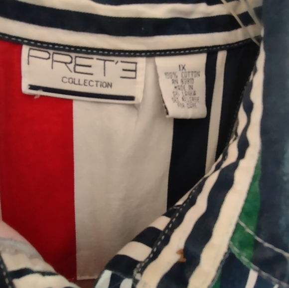 Bold and Bright Button-down by PRET' Collection, 1X - Picture 3 of 7